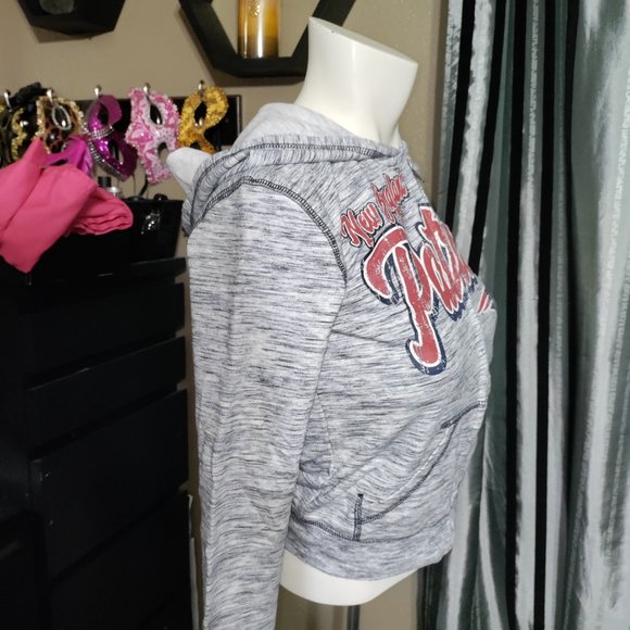 NFL Team Apparel "New England Patroits" Jacket with Hood - Picture 6 of 7